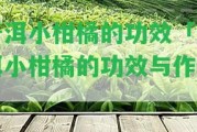 普洱小柑橘的功效「普洱小柑橘的功效與作用」