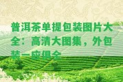 普洱茶單提包裝圖片大全：高清大圖集，外包裝一應(yīng)俱全