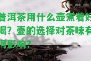 普洱茶用什么壺煮著好喝？壺的選擇對茶味有何作用？