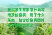 普洱茶生茶散茶分類等級(jí)及價(jià)格表：屬于什么茶類，包含價(jià)格表圖片和詳細(xì)分類大全