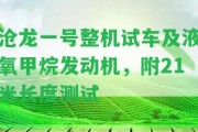 滄龍一號整機試車及液氧甲烷發(fā)動機，附21米長度測試