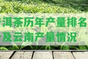 普洱茶歷年產(chǎn)量排名前十及云南產(chǎn)量情況