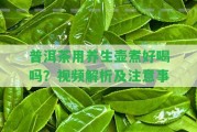 普洱茶用養(yǎng)生壺煮好喝嗎？視頻解析及留意事