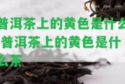 普洱茶上的黃色是什么 普洱茶上的黃色是什么茶