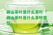 藏山茶葉是什么茶葉「藏山茶葉是什么茶葉類型」