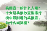 笑櫻壺一般什么人用？十大經(jīng)典紫砂壺型排行榜中最耐看的笑櫻壺，為什么叫笑櫻？