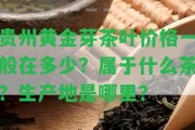 貴州黃金芽茶葉價格一般在多少？屬于什么茶？生產地是哪里？