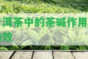 普洱茶中的茶堿作用與功效