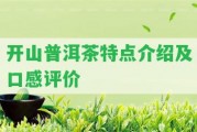 開山普洱茶特點(diǎn)介紹及口感評價(jià)