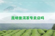 昆明普洱茶專賣店嗎