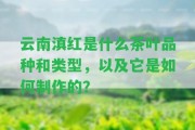 云南滇紅是什么茶葉品種和類型，以及它是怎樣制作的？