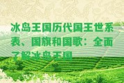 冰島王國歷代國王世系表、國旗和國歌：全面熟悉冰島王國