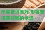 形容普洱茶好,形容普洱茶好喝的術(shù)語