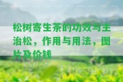 松樹寄生茶的功效與主治松，作用與用法，圖片及價錢