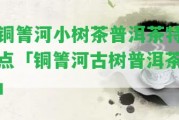 銅箐河小樹茶普洱茶特點「銅箐河古樹普洱茶」