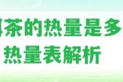 普洱茶的熱量是多少千卡？熱量表解析