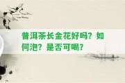 普洱茶長(zhǎng)金花好嗎？怎樣泡？是不是可喝？