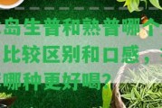 冰島生普和熟普哪個(gè)好？比較區(qū)別和口感，推薦哪種更好喝？