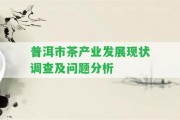 普洱市茶產(chǎn)業(yè)發(fā)展現(xiàn)狀調(diào)查及疑問(wèn)分析