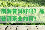 云南源普洱好嗎？品牌源普洱茶業(yè)怎樣？