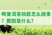 喝普洱茶放屁怎么回事？起因是什么？