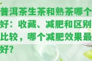 普洱茶生茶和熟茶哪個(gè)好：收藏、減肥和區(qū)別比較，哪個(gè)減肥效果最好？