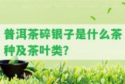 普洱茶碎銀子是什么茶種及茶葉類？