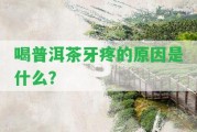 喝普洱茶牙疼的起因是什么？