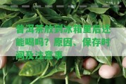 普洱茶放到冰箱里后還能喝嗎？起因、保存時間及留意事