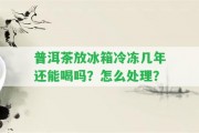 普洱茶放冰箱冷凍幾年還能喝嗎？怎么解決？