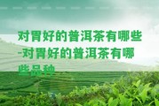 對(duì)胃好的普洱茶有哪些-對(duì)胃好的普洱茶有哪些品種