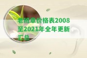 老班章價格表2008至2021年全年更新匯總