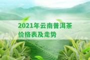 2021年云南普洱茶價格表及走勢