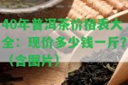 40年普洱茶價(jià)格表大全：現(xiàn)價(jià)多少錢一斤？（含圖片）