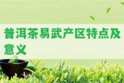 普洱茶易武產區(qū)特點及意義