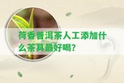 荷香普洱茶人工添加什么茶具最好喝？