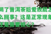 喝了普洱茶后愛(ài)放屁怎么回事？這是正常現(xiàn)象還是需要擔(dān)心？