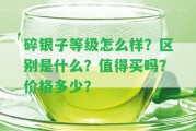 碎銀子等級怎么樣？區(qū)別是什么？值得買嗎？價格多少？