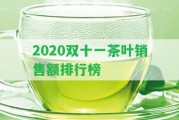 2020雙十一茶葉銷(xiāo)售額排行榜