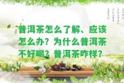 普洱茶怎么熟悉、應(yīng)怎么辦？為什么普洱茶不好喝？普洱茶咋樣？