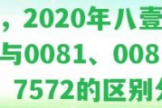 八壹金瓜和0081區(qū)別，2020年八壹金瓜與0081、0085、7572的區(qū)別分析