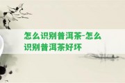 怎么識(shí)別普洱茶-怎么識(shí)別普洱茶好壞