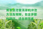 用茶壺泡普洱茶的沖泡方法及視頻，包含步驟和技巧，適合初學(xué)者。