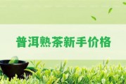 普洱熟茶新手價格