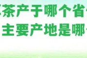 普洱茶產(chǎn)于哪個(gè)省份最多？主要產(chǎn)地是哪個(gè)省？