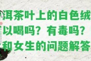 普洱茶葉上的白色絨毛可以喝嗎？有毒嗎？圖片和女生的疑問解答