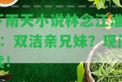 下雨天小說林念江淮po：雙潔親兄妹？現(xiàn)閱讀！