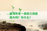 普洱熟茶一級(jí)和三級(jí)差距大嗎？為什么？