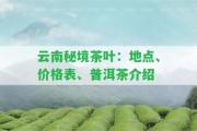 云南秘境茶葉：地點(diǎn)、價(jià)格表、普洱茶介紹