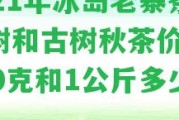 2021年冰島老寨茶王樹和古樹秋茶價(jià)格，200克和1公斤多少錢？